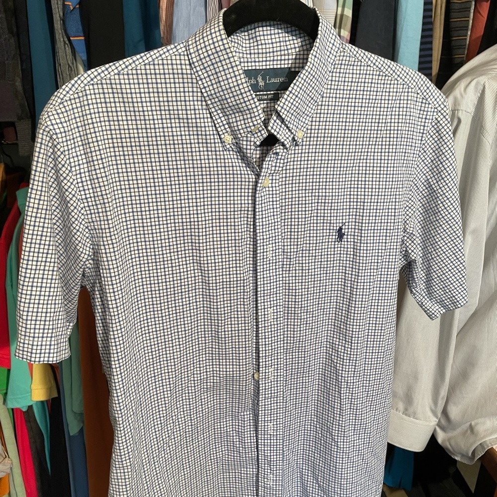 Ralph Lauren Men's Short Sleeve Button Down / M
